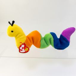TY Beanie Baby - INCH the Inchworm (Felt Antennae) (4th Gen Hang Tag - MWMTs)