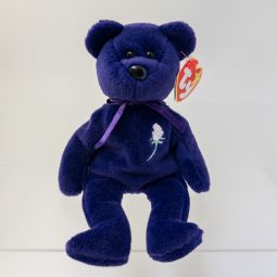 TY Beanie Baby - PRINCESS the BEAR (PVC Pellets Tush Tag - Made in China) MWNMTs
