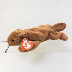 TY Beanie Baby - BUCKY the Beaver (3rd Gen Hang Tag - MWCTs)