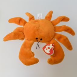 TY Beanie Baby - DIGGER the Crab (Orange Version) (3rd Gen Hang Tag - MWCTs)
