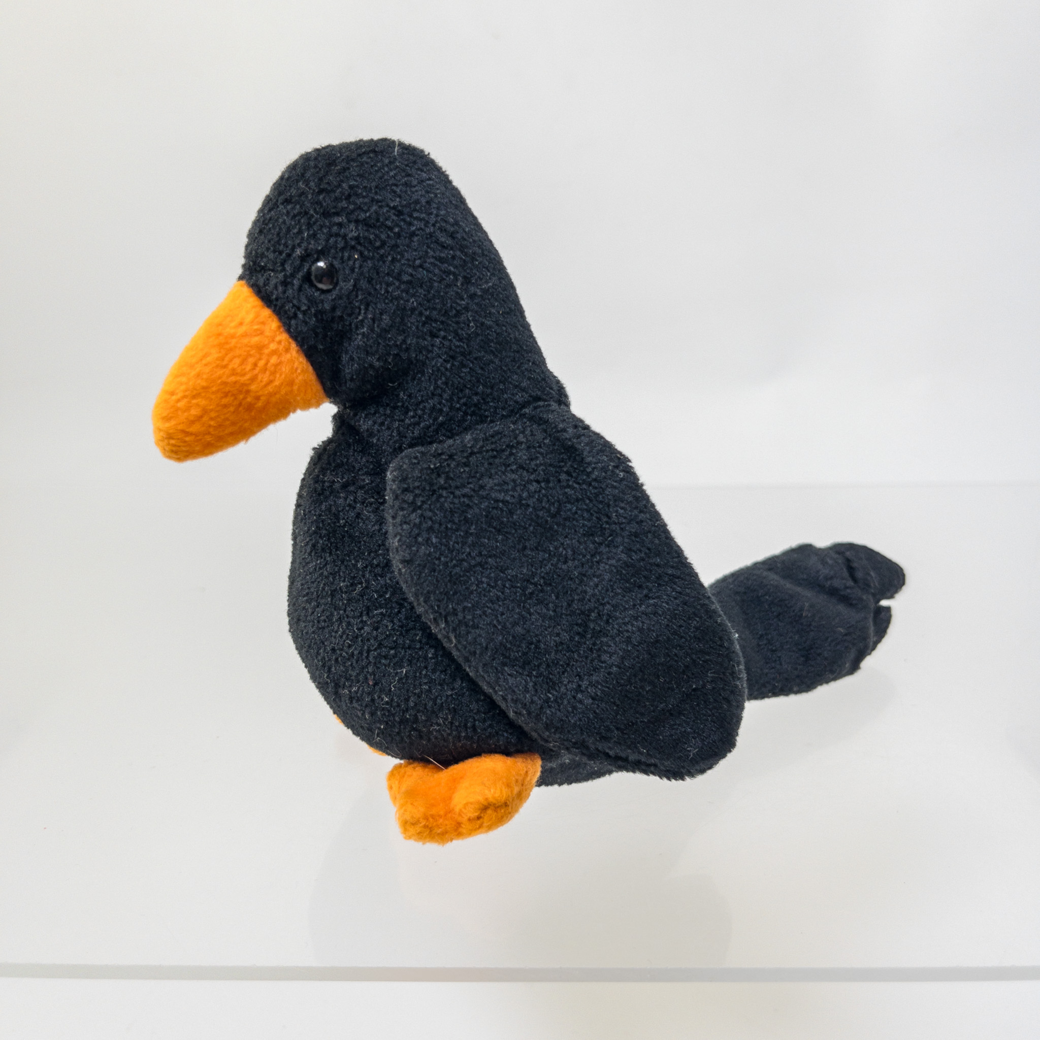 TY Beanie Baby - CAW the Black Crow (No Hang Tag - 1st Gen Tush tag ...