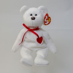 TY Beanie Baby - VALENTINO the Bear (w/ SPEEDY tush tag - ODDITY)