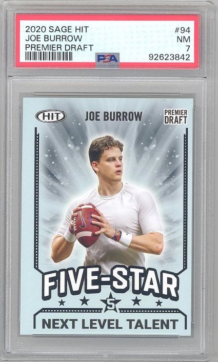 graded joe burrow rookie card Amazon.com: PSA 10 JOE BURROW JA'MARR CHASE LEAF 2 ROOKIE CARD LOT GRADED  PSA GEM MINT 10 BENGALS STARS LSU CHAMPS : Collectibles & Fine Art main image 1