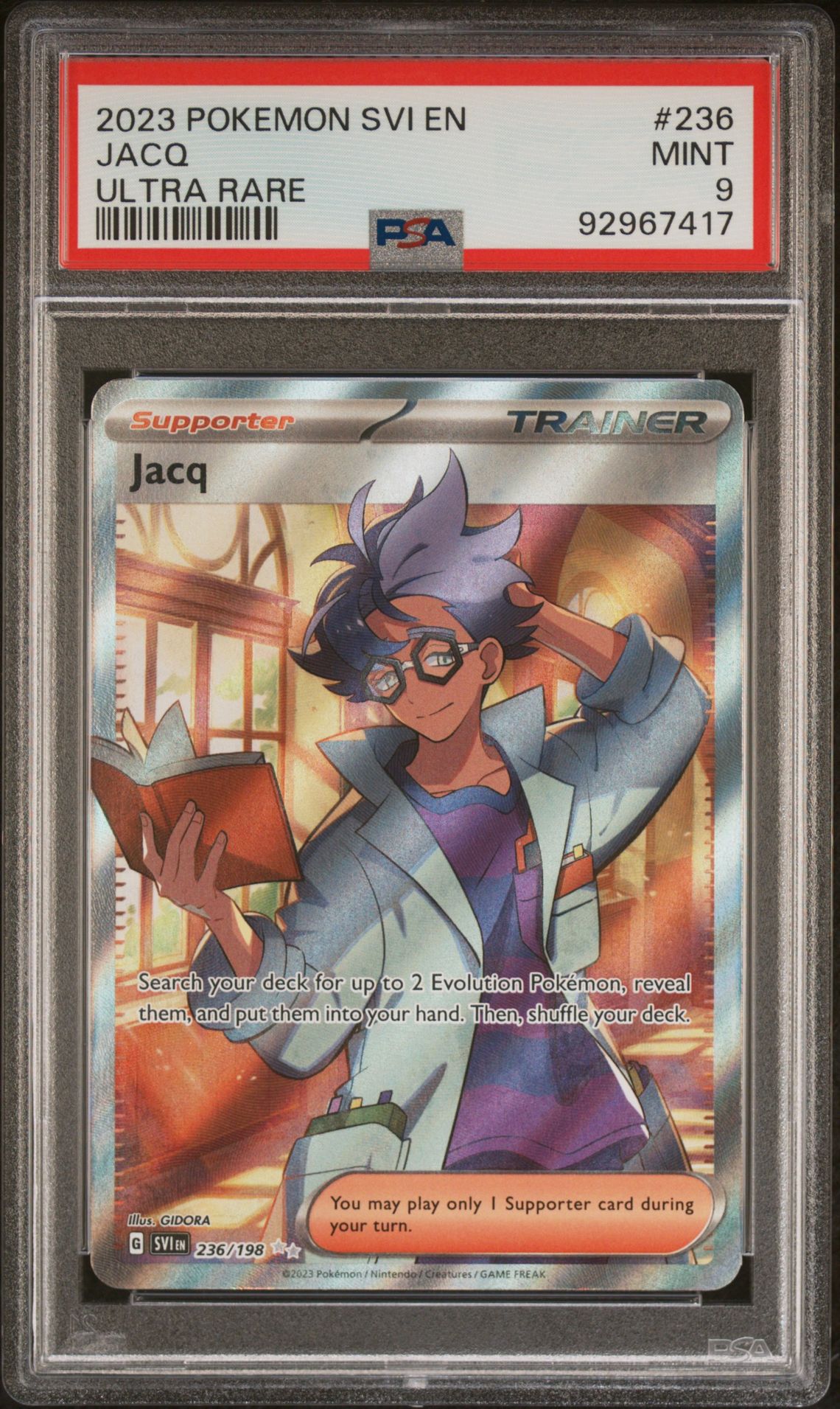 行列のできるレビュー商品、集めました。高評価アイテム PSA JACQ - 236/198 Violet & Scarlet - Card Pokemon - 9 ポケモンカードゲーム