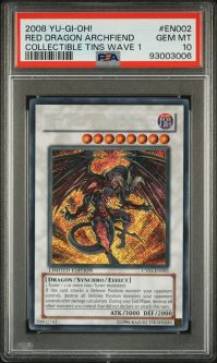 PSA 10 - Yu-Gi-Oh Card - CT05-EN002 - RED DRAGON ARCHFIEND (secret rare holo) - GEM MINT