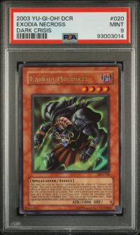PSA 9 - Yu-Gi-Oh Card - DCR-020 - EXODIA NECROSS (ultra rare holo) - MINT
