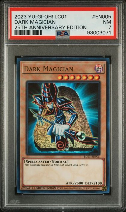 PSA 7 - Yu-Gi-Oh Card - LC01-EN005 - DARK MAGICIAN (ultra rare