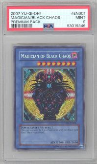 PSA 9 - Yu-Gi-Oh Card - PP01-EN001 - MAGICIAN OF BLACK CHAOS (secret rare holo) - MINT PSA 9 - Yu-Gi-Oh Card - PP01-EN001 - MAGICIAN OF BLACK CHAOS (secret rare holo) - MINT