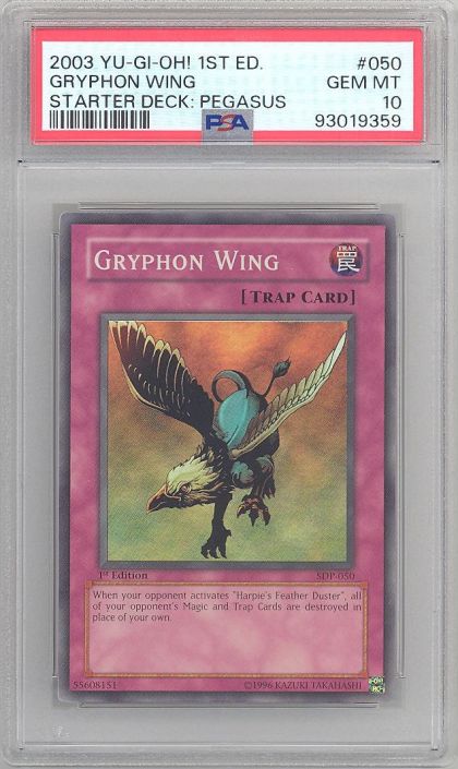 PSA 10 - Yu-Gi-Oh Card - SDP-001 - RELINQUISHED (ultra rare holo