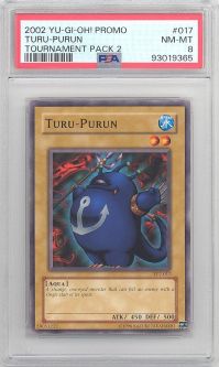 PSA 8 - Yu-Gi-Oh Card - TP2-017 - TURU-PURIN (common) - NM-MT