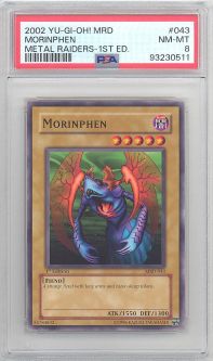PSA 8 - Yu-Gi-Oh Card - MRD-043 - MORINPHEN (common) *1st Edition* - NM-MT