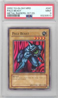 PSA 9 - Yu-Gi-Oh Card - MRD-047 - PALE BEAST (common) *1st Edition* - MINT
