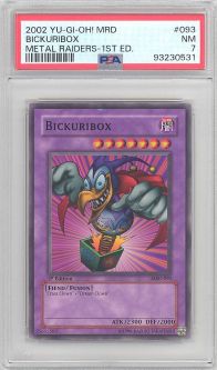 PSA 7 - Yu-Gi-Oh Card - MRD-093 - BICKURIBOX (common) *1st Edition* - NM
