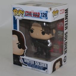 Funko POP! Marvel - Captain America Civil War Vinyl Figure - WINTER SOLDIER #129 *NON-MINT BOX*