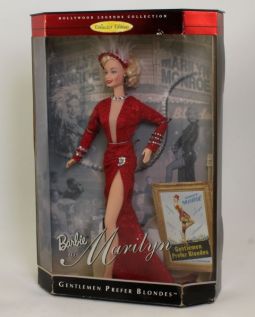Mattel - Barbie Doll - 1997 Barbie as Marilyn in Gentlemen Prefer Blondes *NON-MINT BOX*