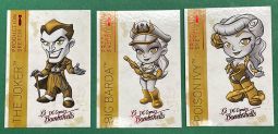 DC Comics Bombshells S2 - LOT OF 3 PRODUCTION SKETCH CARDS (Joker Big Barda Poison Ivy) A04 A06 A08