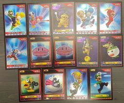 2010 Enterplay Super Mario Bros Wii Trading Cards - LOT OF 14 FOILS (Mechakoopa, Luigi, Ice Mario +)