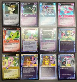 2013 Enterplay My Little Pony Cards - LOT OF 12 FOILS (Featherweight, Granny Smith, Prof. Neigh +)