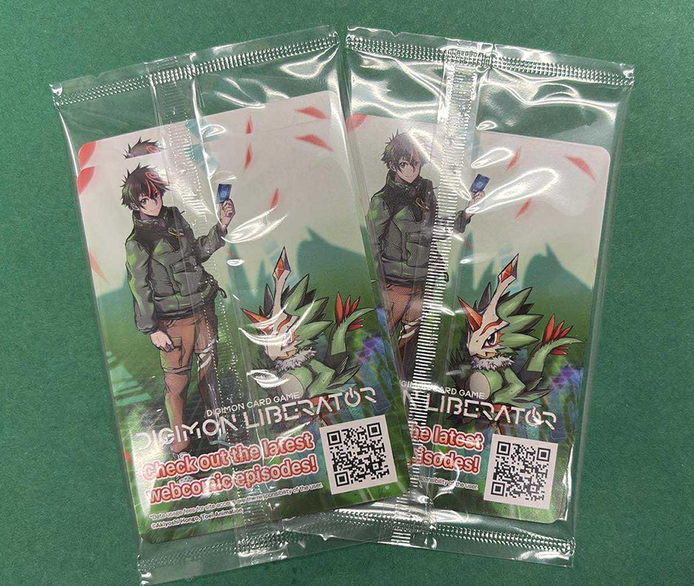Lot of 2 SEALED EX07 Digimon Liberator Token Packs [2 Cards per Pack]