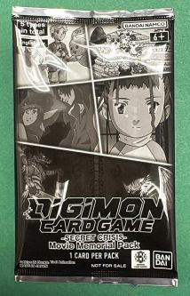 Digimon BT17 Sealed SECRET CRISIS MOVIE MEMORIAL PACK [1 Card]