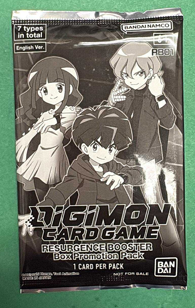 Digimon RB01 Sealed RESURGENCE BOOSTER BOX PROMOTION PACK [1 Card]