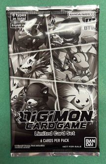 Digimon BT14 Sealed LIMITED CARD SET Pack [6 Cards]