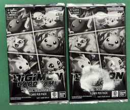 Lot of 2 Digimon EX5 Sealed ANIMAL COLOSSEUM BOX PROMOTION PACKS [2 Packs - 1 Card per Pack]
