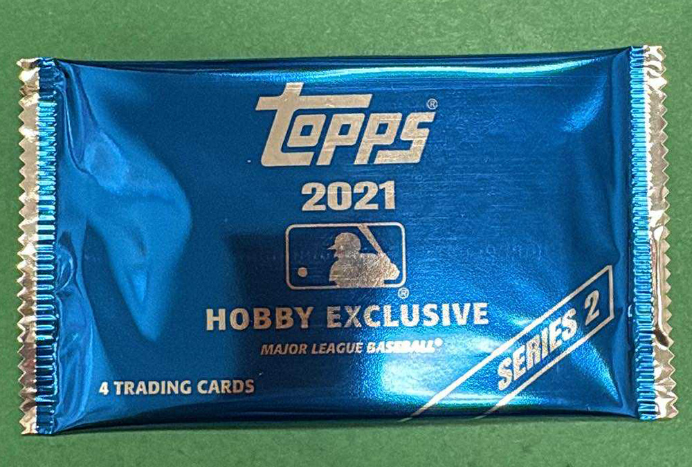 Topps MLB 2021 Hobby Exclusive Series 2 BOOSTER PACK [4 Trading Cards]