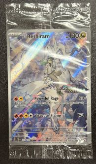 Pokemon Journey Together Promo - 167/159 N'S RESHIRAM (stamped holo) *SEALED* *Non-Mint - Creased*