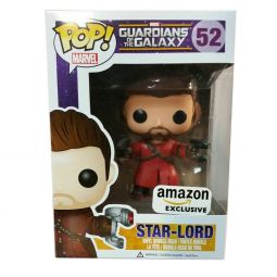 Funko POP! Marvel Guardians of the Galaxy Vinyl Bobble-Head - STAR-LORD (Unmasked) #52 *Exclusive* Funko POP! Marvel Guardians of the Galaxy Vinyl Bobble-Head - STAR-LORD (Unmasked) #52 *Exclusive*