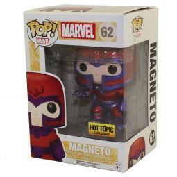 Funko POP! Marvel Vinyl Bobble Figure - X-Men - MAGNETO (Metallic) #62 *Hot Topic Exclusive*