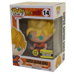 Funko POP! Animation - Dragonball Z Vinyl Figure - SUPER SAIYAN GOKU (Glows in Dark) #14 *Exclusive*