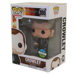 Funko POP! TV - Supernatural Vinyl Figure - CROWLEY (Blood Splatter - Metallic) #200 *Exclusive*