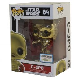 Funko POP! Star Wars The Force Awakens - Vinyl Bobble Figure - C-3PO (Chrome Metallic) *Exclusive*