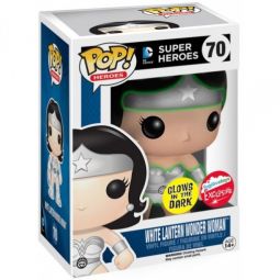 Funko POP! DC Super Heroes Vinyl Figure - WHITE LANTERN WONDER WOMAN (Glow) #70 *Exclusive* Funko POP! DC Super Heroes Vinyl Figure - WHITE LANTERN WONDER WOMAN (Glow) #70 *Exclusive*