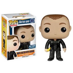 Funko POP! Television Doctor Who Vinyl Figure - NINTH DOCTOR WITH BANANA #301 *Exclusive*