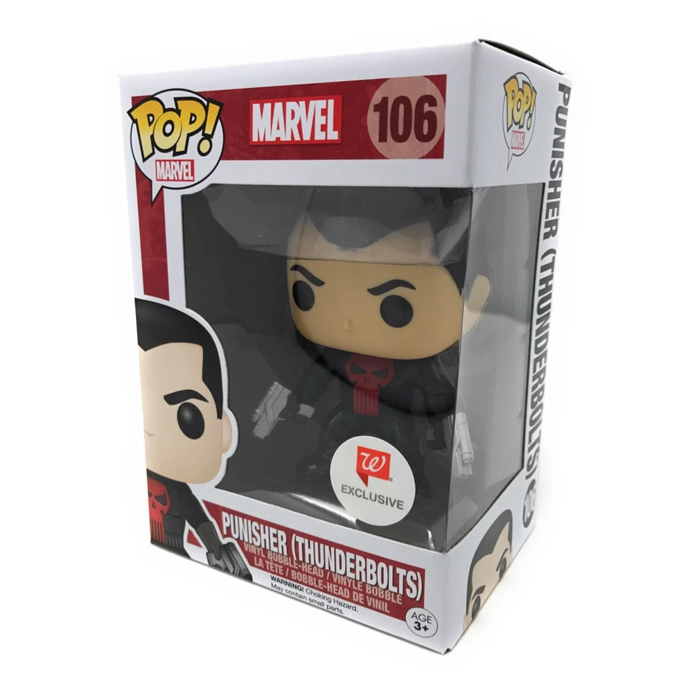 Funko POP! Marvel Vinyl Bobble-Head - PUNISHER (Thunderbolts) #106 *Walgreen's Exclusive*