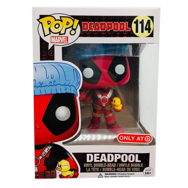 Funko POP! Marvel Deadpool Vinyl Bobble Figure - DEADPOOL (Bath Time) #114 *Target Exclusive*