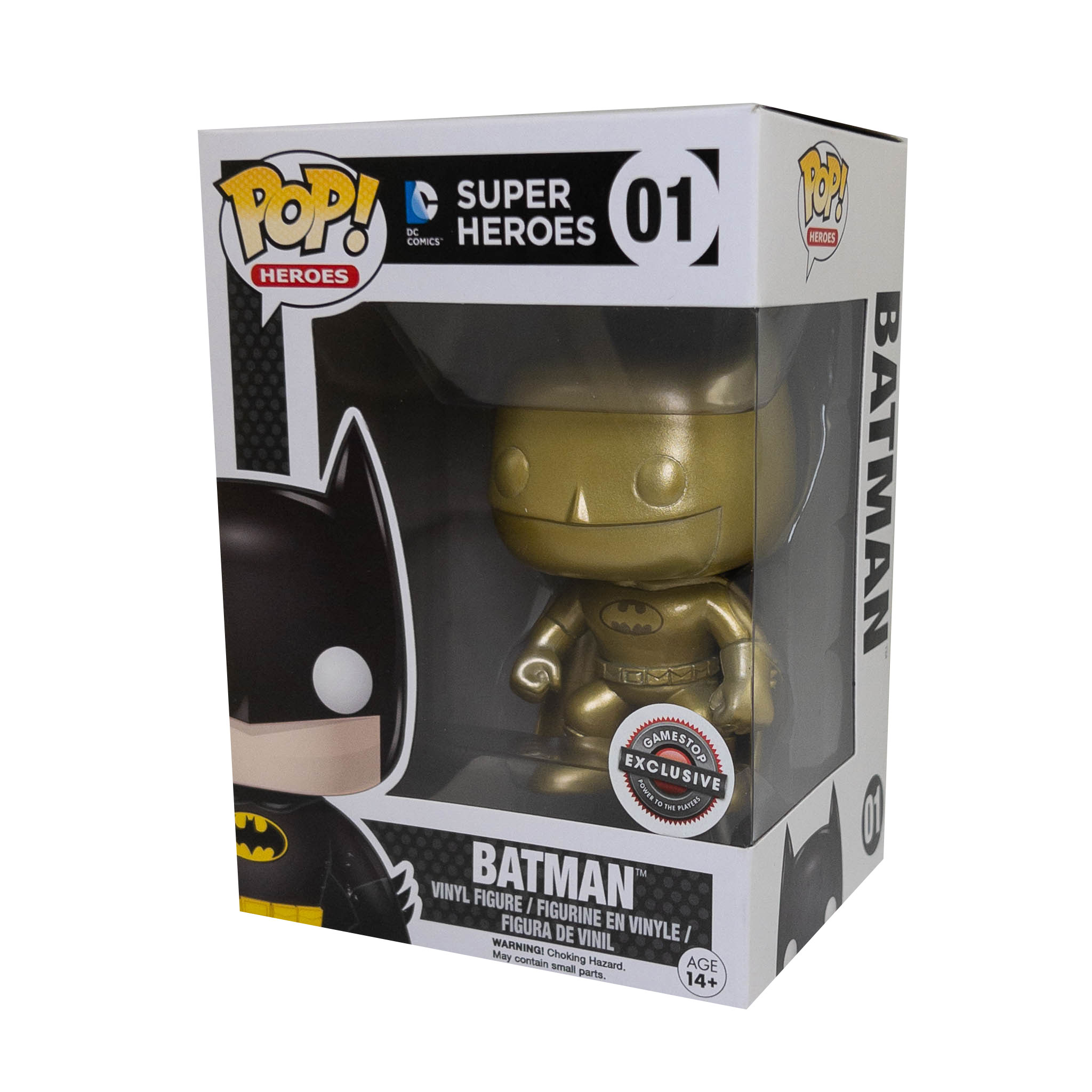 Funko POP! Heroes - DC Comics Vinyl Figure - BATMAN (1989 - GOLD) #01 *Exclusive*