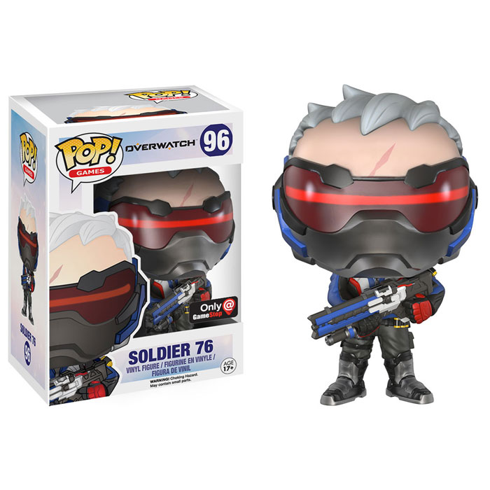Funko POP! Games - Overwatch Vinyl Figure - SOLDIER 76 #96 *Exclusive*