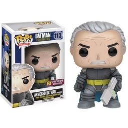 Funko POP! Heroes - Batman: Dark Knight Returns Vinyl Figure - ARMORED BATMAN (Unmasked) #113 *Excl*