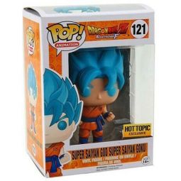 Funko POP! Animation Dragon Ball Z Vinyl Figure - SUPER SAIYAN GOD SUPER SAIYAN GOKU #121 *EXCL*