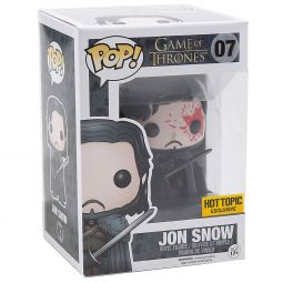 Funko POP! Game of Thrones - Vinyl Figure - JON SNOW #07 (Bloody Eye) *Hot Topic Exclusive* Funko POP! Game of Thrones - Vinyl Figure - JON SNOW #07 (Bloody Eye) *Hot Topic Exclusive*