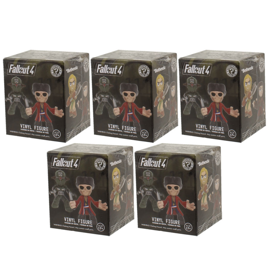 Funko Mystery Minis Vinyl Figures - Fallout 4 - Blind Packs (5 Pack Lot)