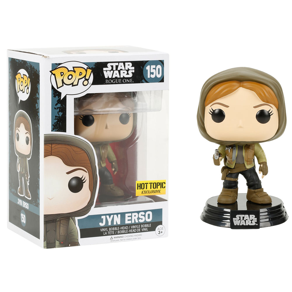 Funko POP! Rogue One: A Star Wars Story - Vinyl Figure - JYN ERSO #150 *Hot Topic Exclusive*