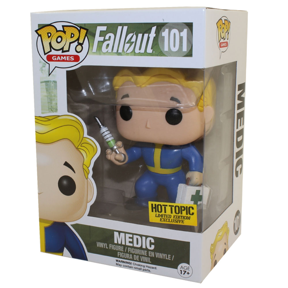 Funko POP! Games - Fallout Vinyl Figure - VAULT BOY (Medic) #101 *Exclusive*