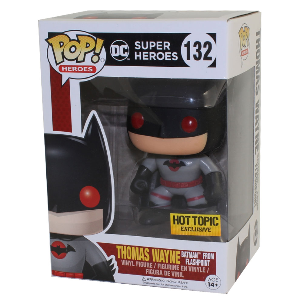 Funko POP! Heroes - DC Comics Vinyl Figure - THOMAS WAYNE (Batman from Flashpoint) #132 *Exclusive*