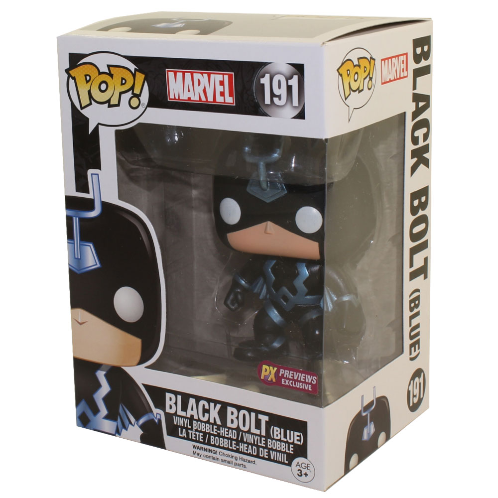 Funko POP! Marvel Vinyl Bobble-Head - BLACK BOLT (Blue) #191 *Exclusive*