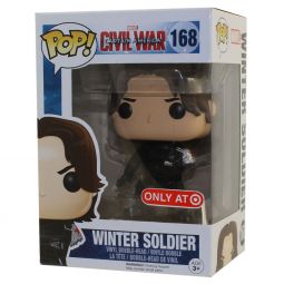 Funko POP! Vinyl Bobble - Captain America: Civil War - WINTER SOLDIER (Missing Arm) #168 *Exclusive* Funko POP! Vinyl Bobble - Captain America: Civil War - WINTER SOLDIER (Missing Arm) #168 *Exclusive*