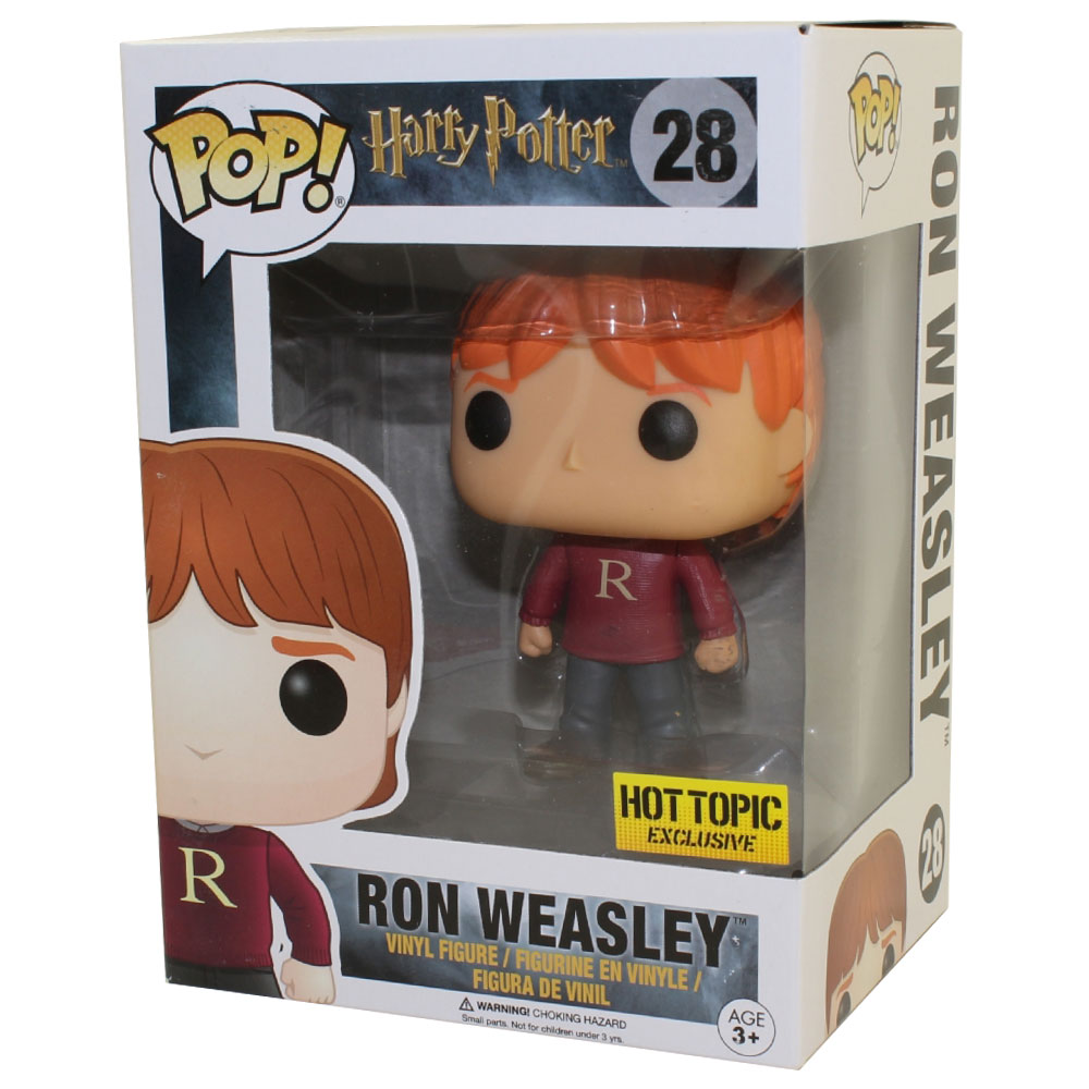 Funko POP! Harry Potter Vinyl Figure - RON WEASLEY (Sweater) #28 *Exclusive*